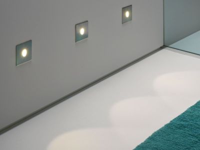 Светильники встраиваемые в стену для подсветки пола