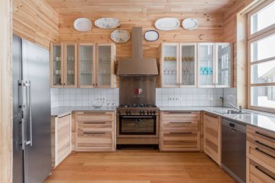 Кухня в каркасном доме дизайн