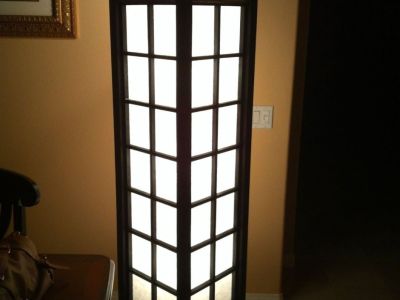 Лампа в японском стиле
