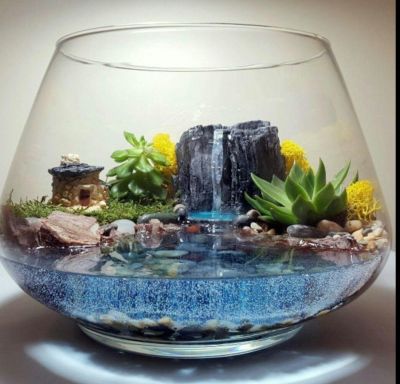 Декоративный аквариум без воды