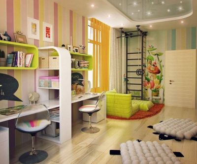 Дизайн детской комнаты для двоих детей мальчиков