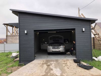 Бюджетная крыша гаража