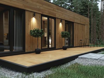 Деревянный модульный дом