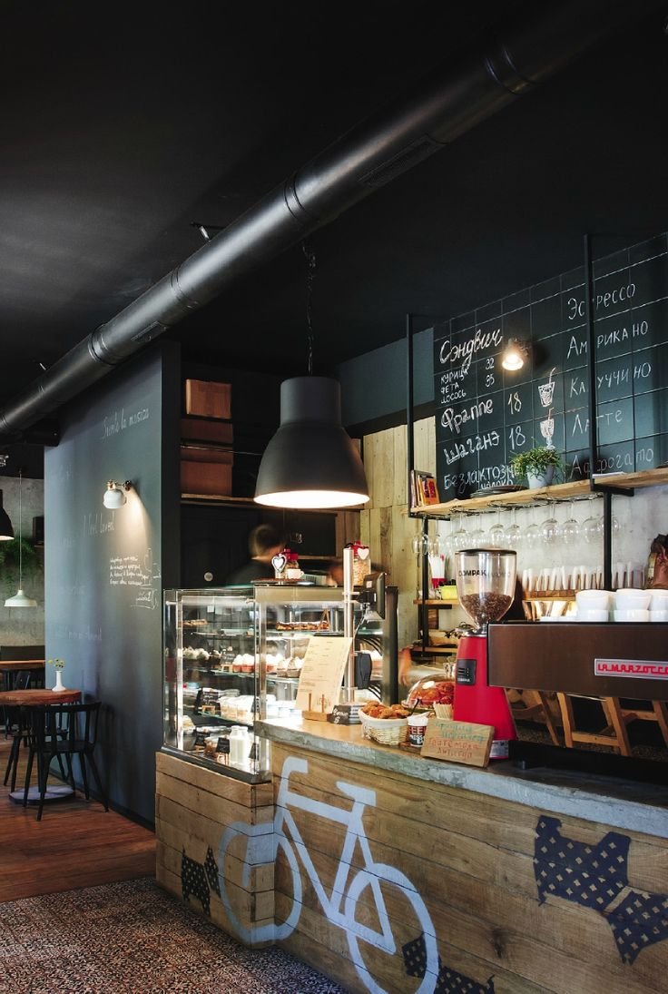 Мини кафе в стиле лофт