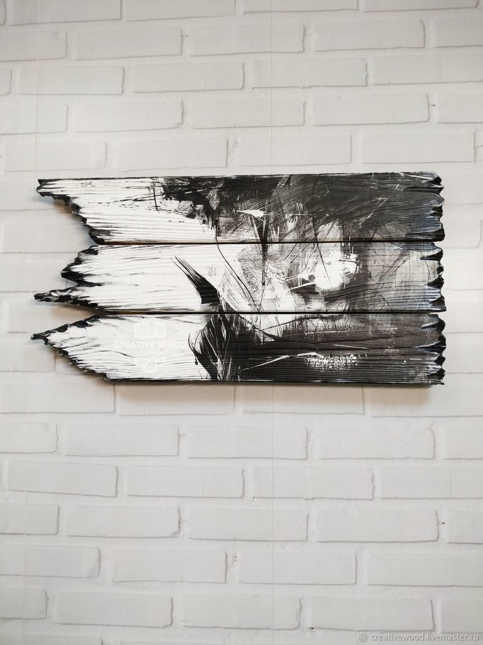 Картины на дереве лофт