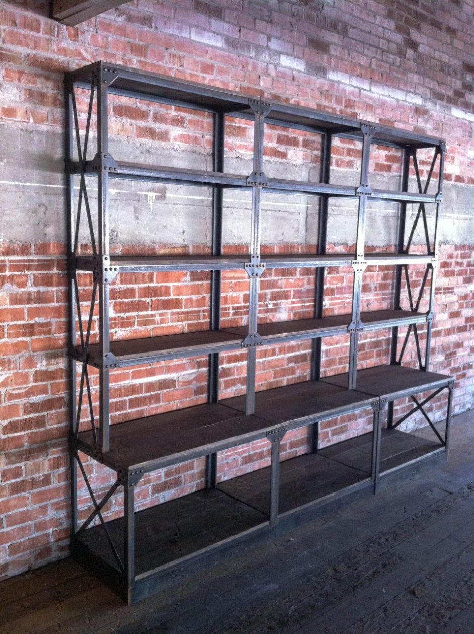 Стеллаж приставной лофт 700х2100