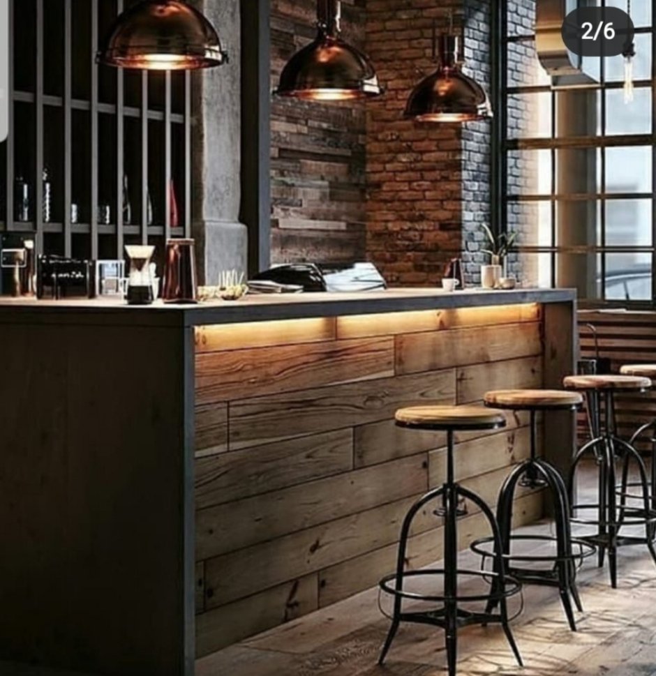 Кафетерий в стиле лофт