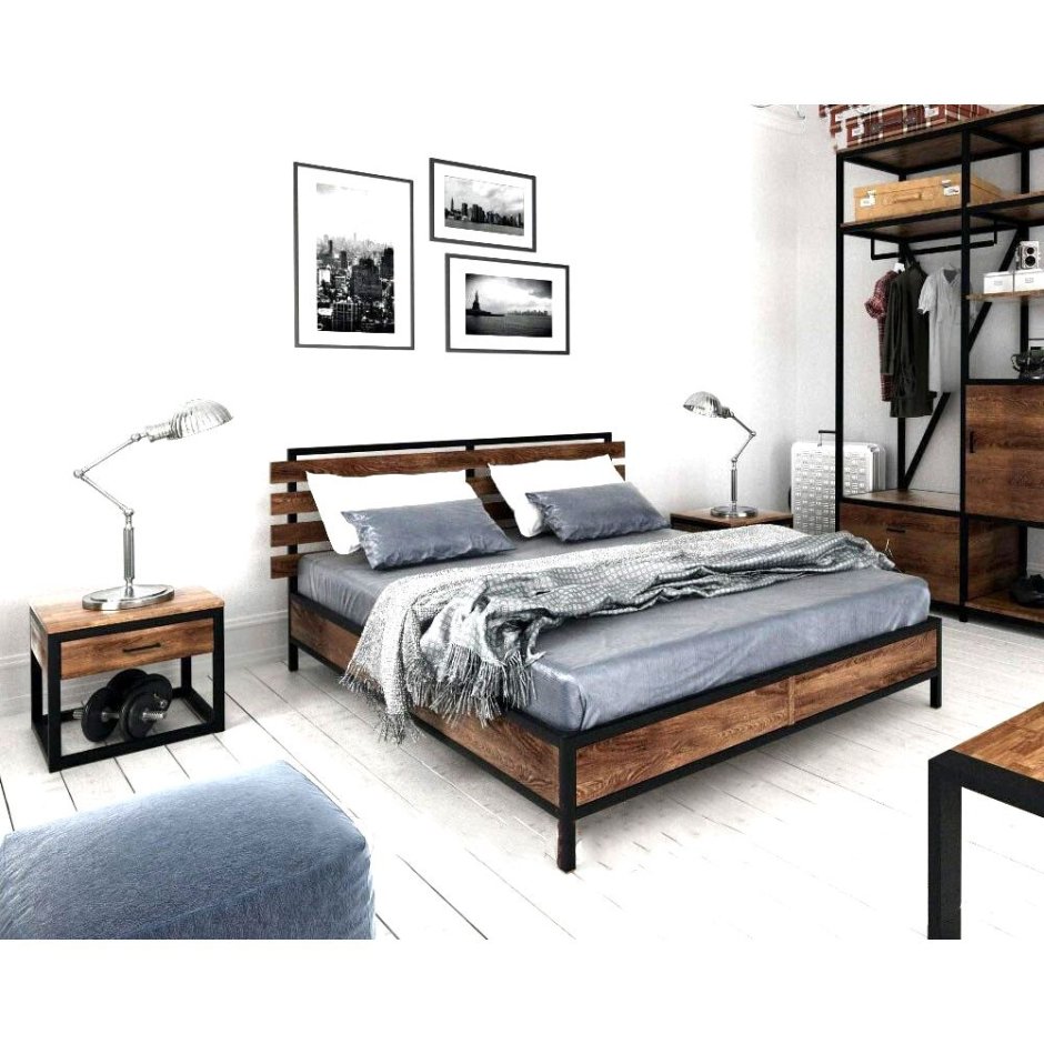 Кровать лофт 120х200