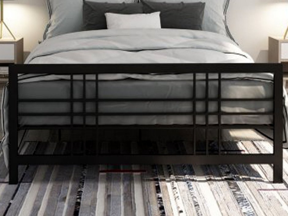 Металлическая кровать стиль лофт ЛК-1гексима