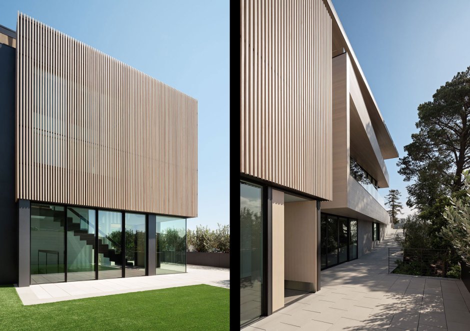 Фасадные Glass ламели Alumwood