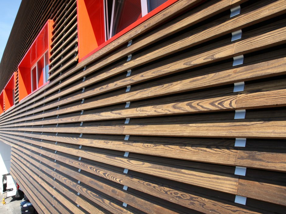 Фасадные ламели Alumwood