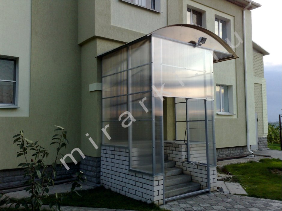 Входная группа из поликарбоната