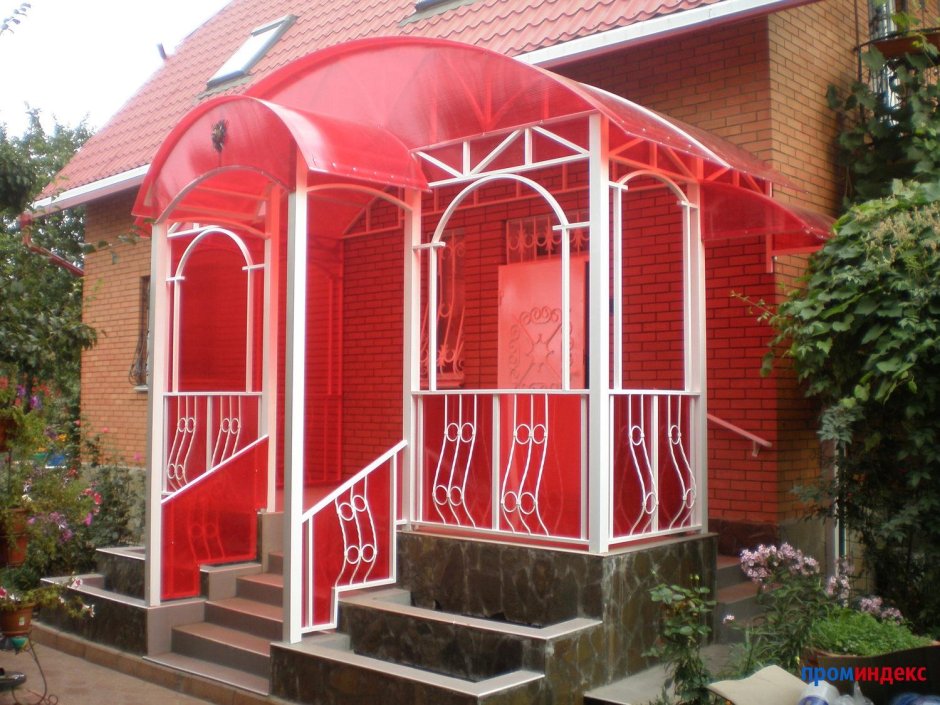 Крыльцо из перкарбоната