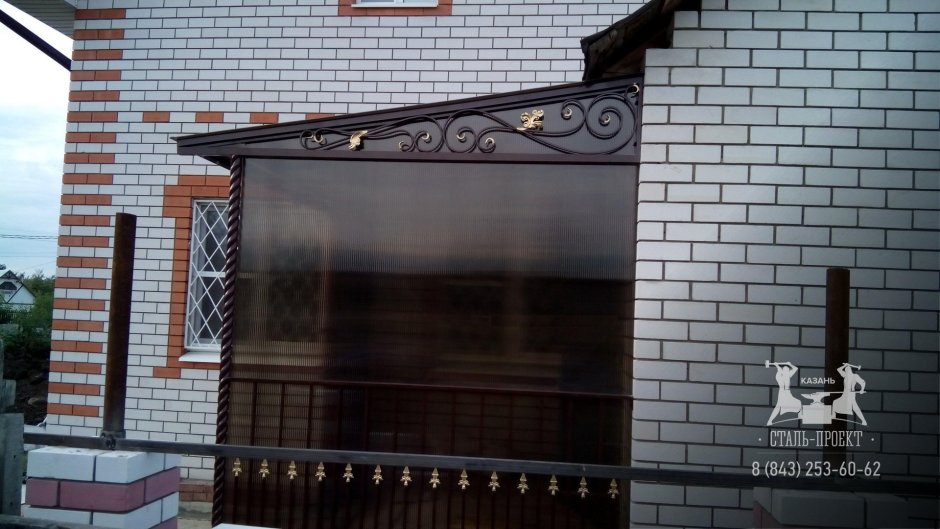 Кованые козырьки