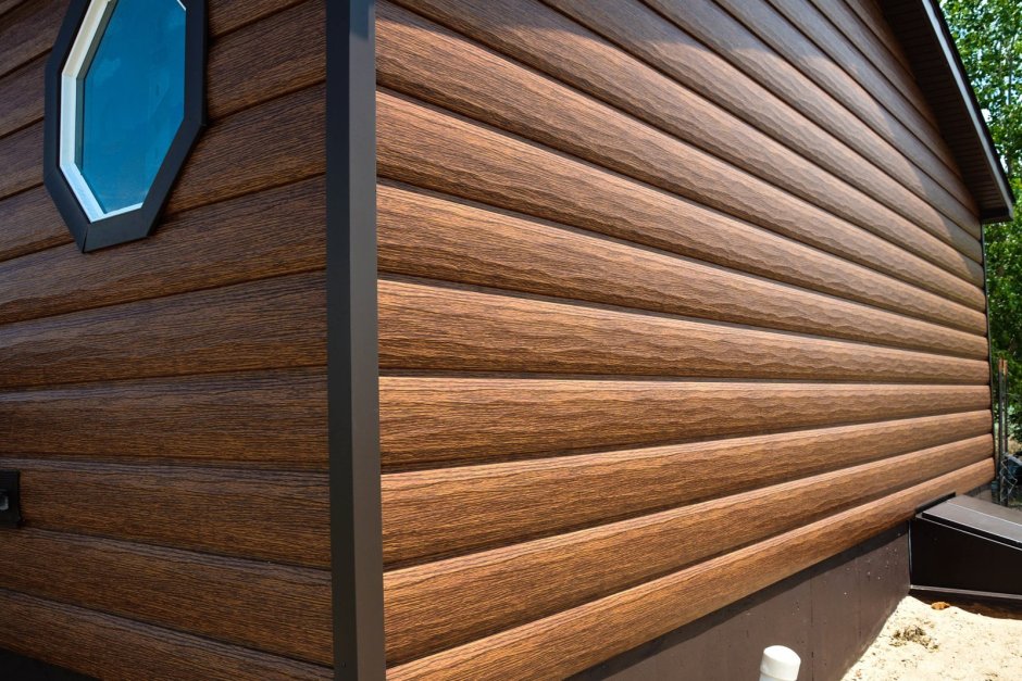 Металлосайдинг под дерево