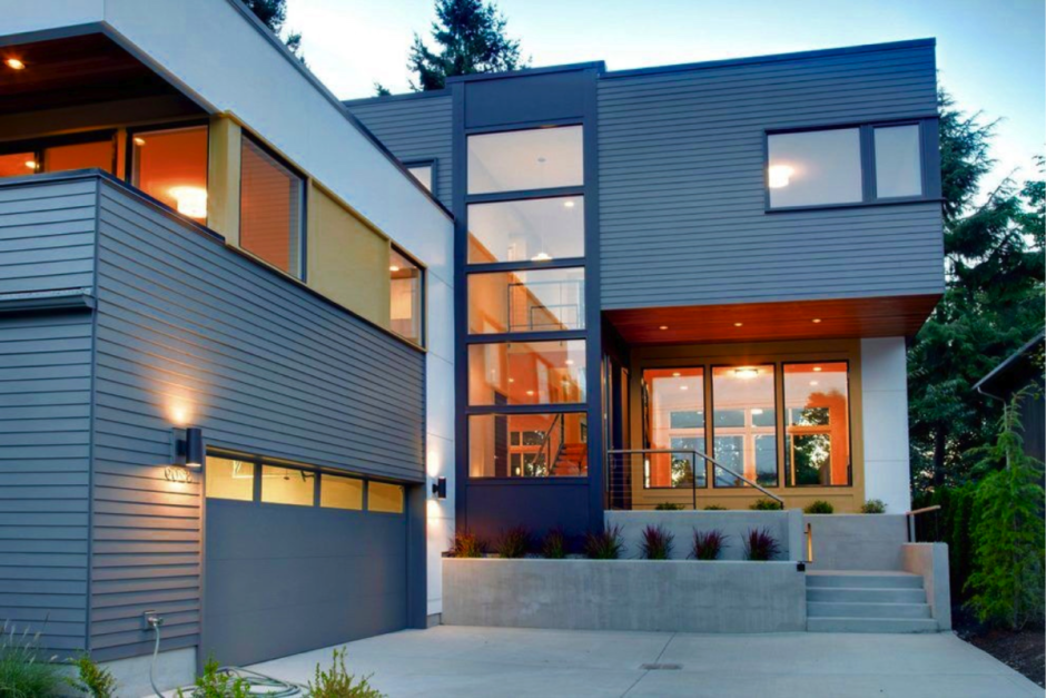 Модерн планкен фасад