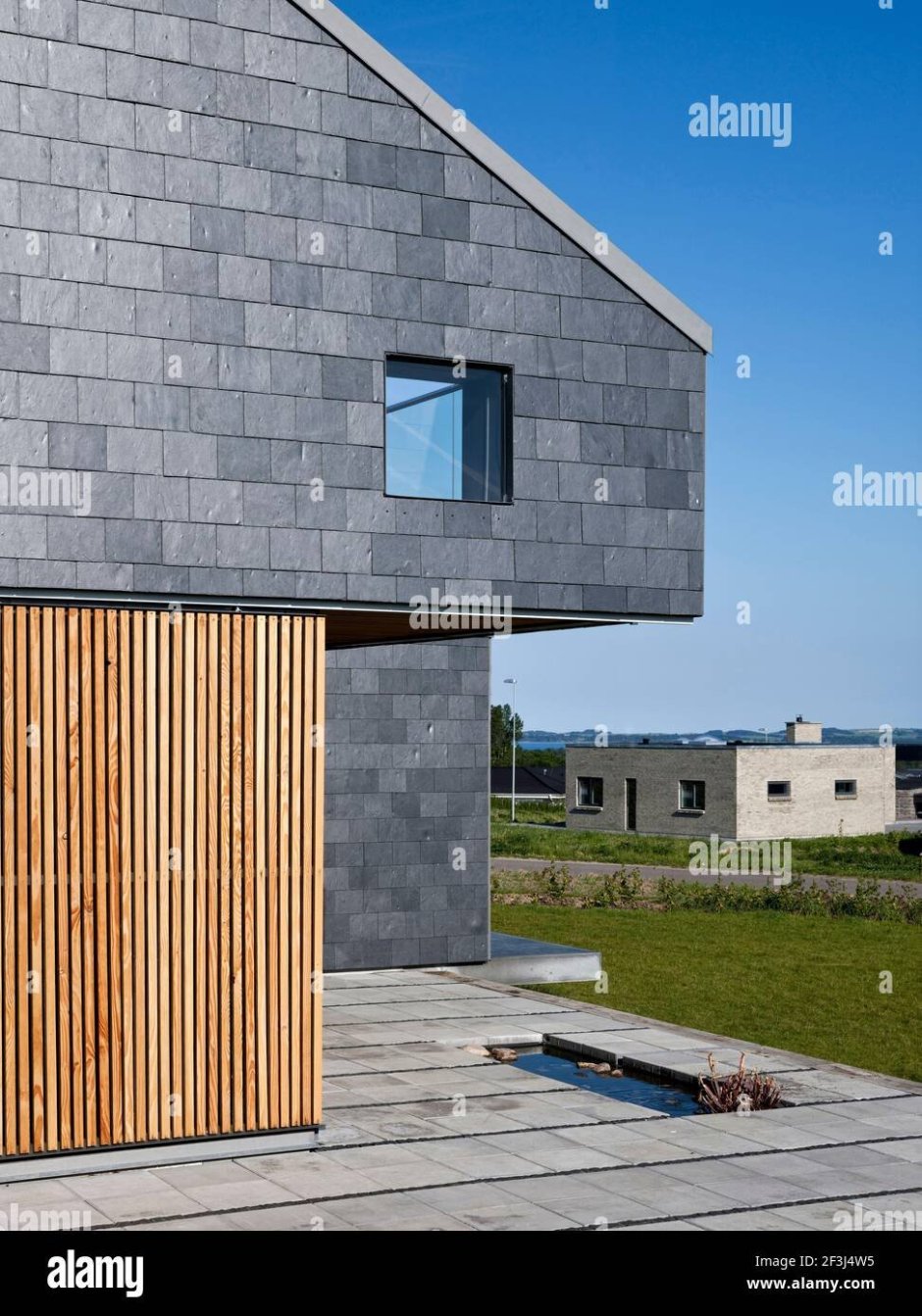 Фасад из шифера