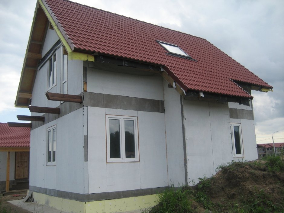 Фронтон из шифера