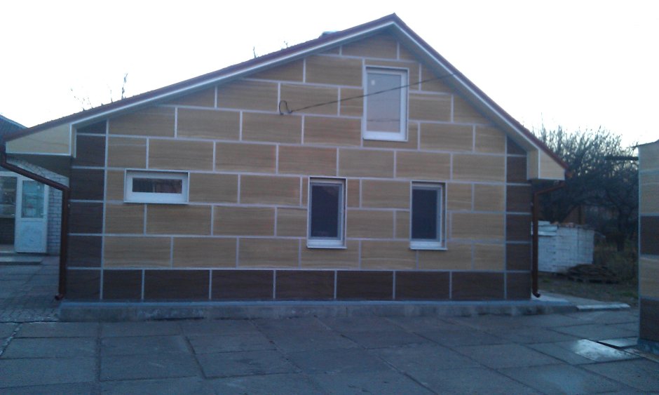 Фасад из ЦСП