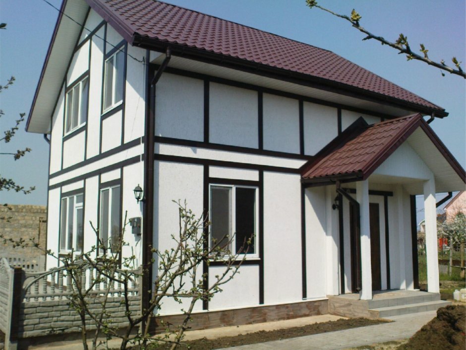 Фасад из шифера