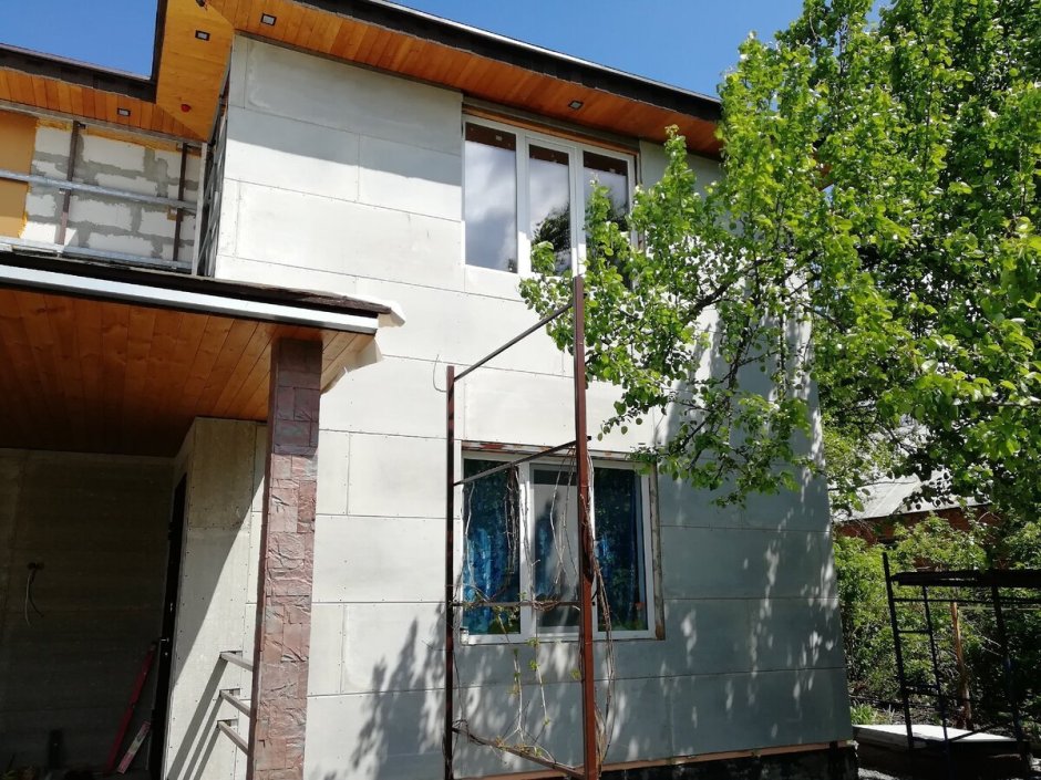 Наружный фасад шифера