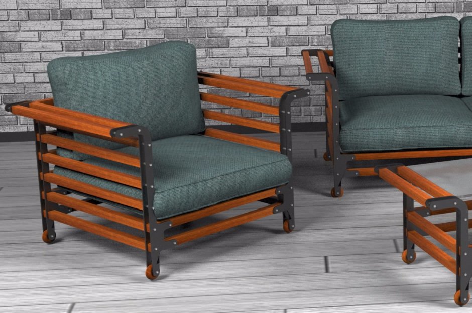 Кресло ФКУН Loft лофт