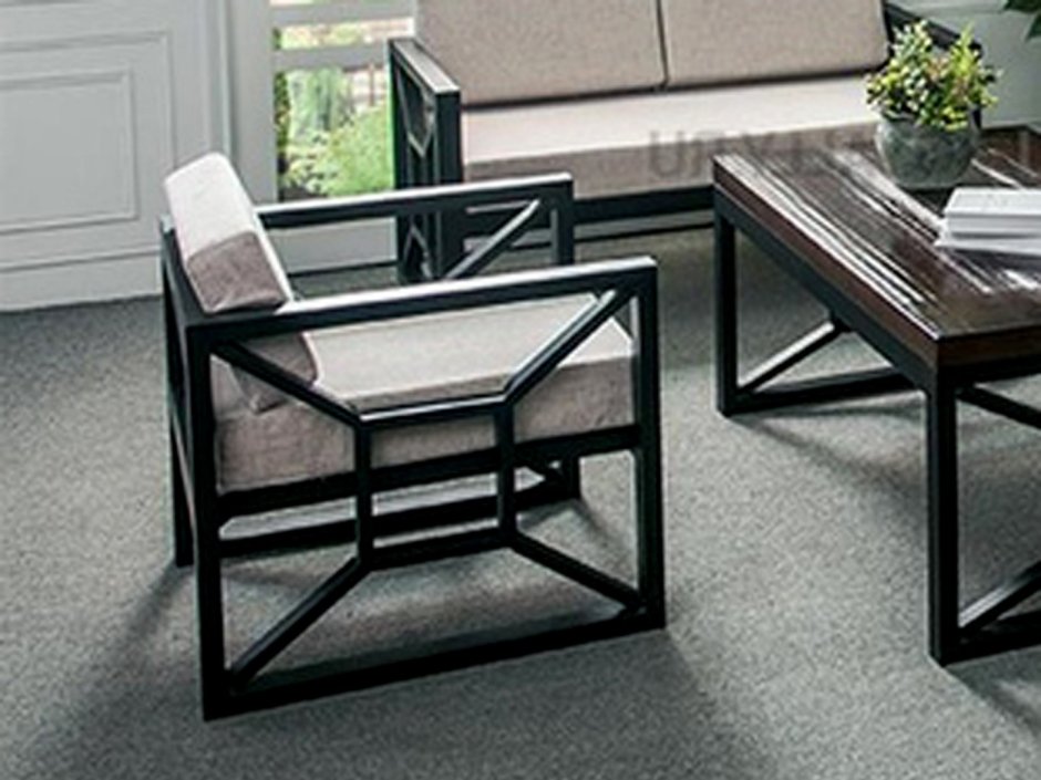 Кресло лофт металл