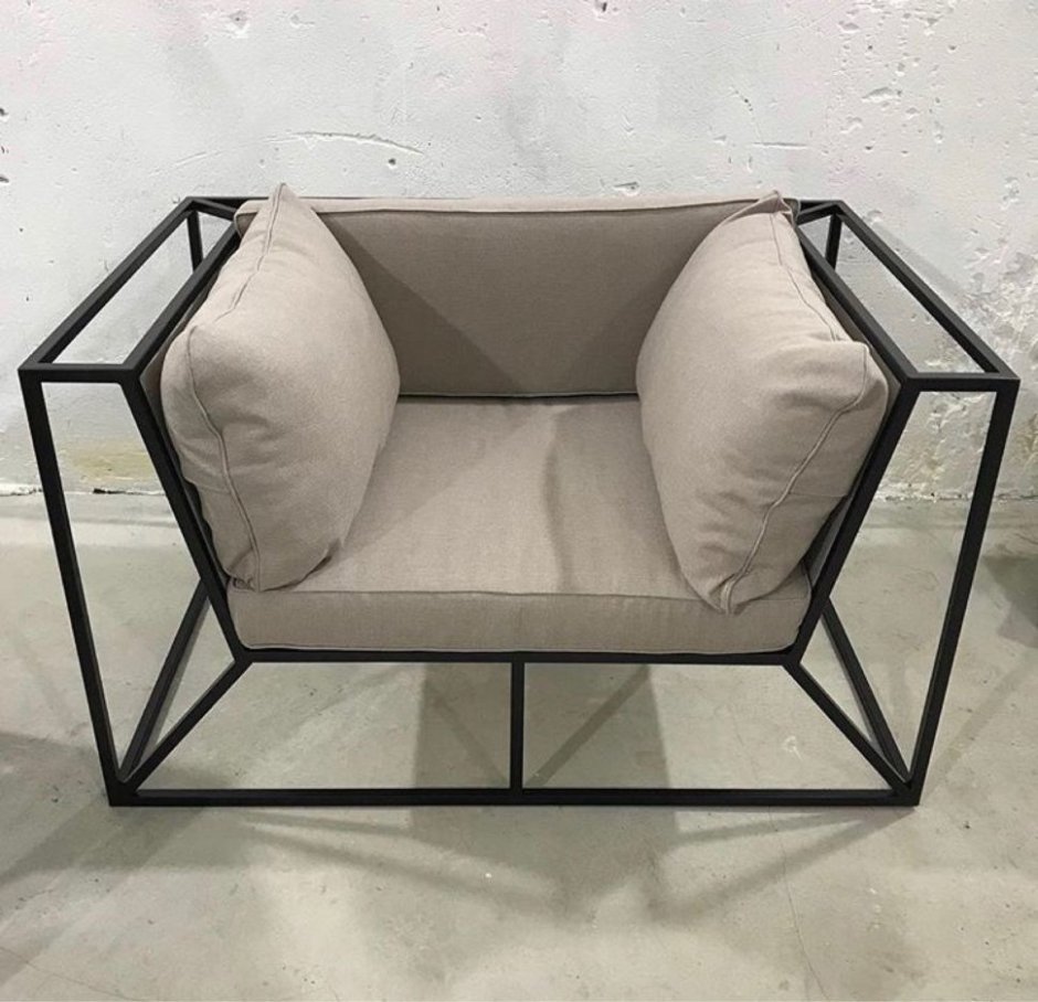 Кресло лофт металл