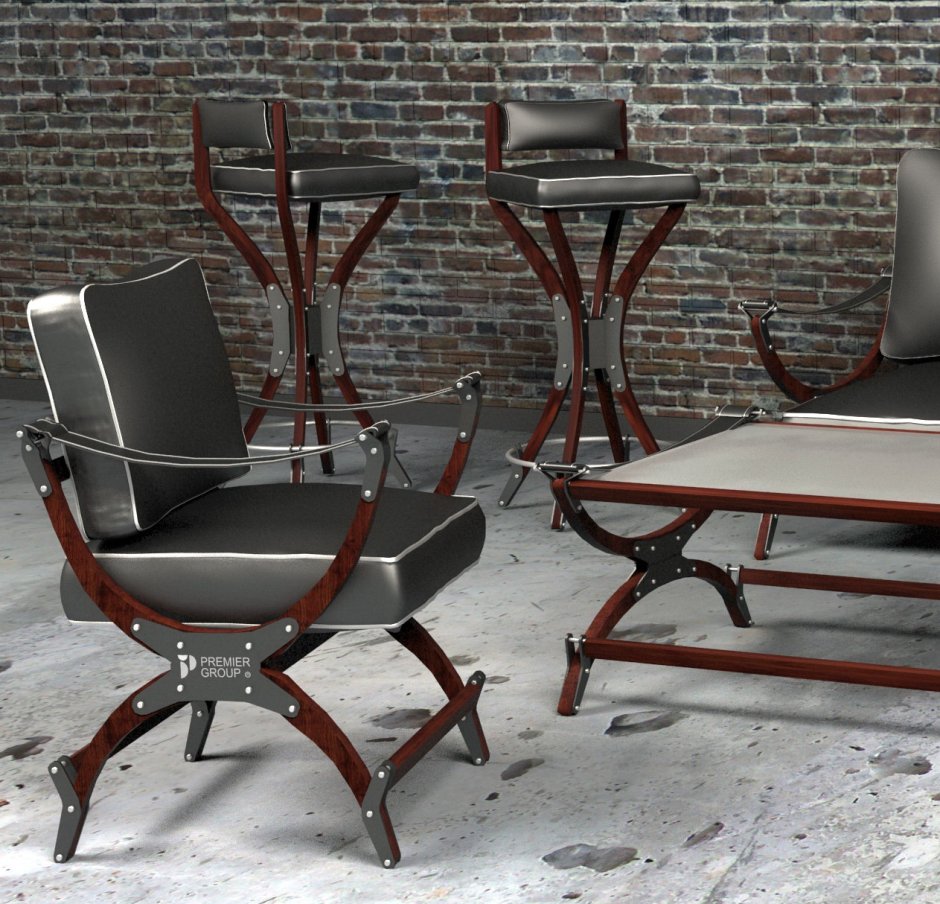 Мебель из профиля в стиле лофт