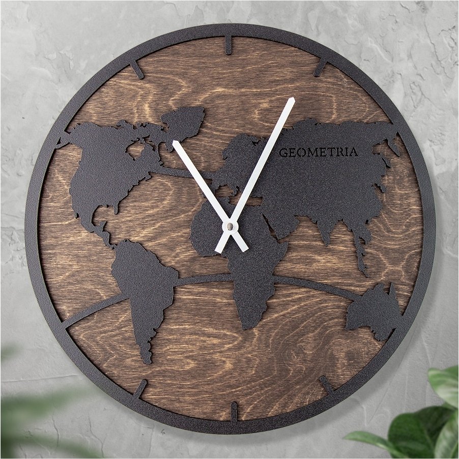 Часы настенные квадратные лофт