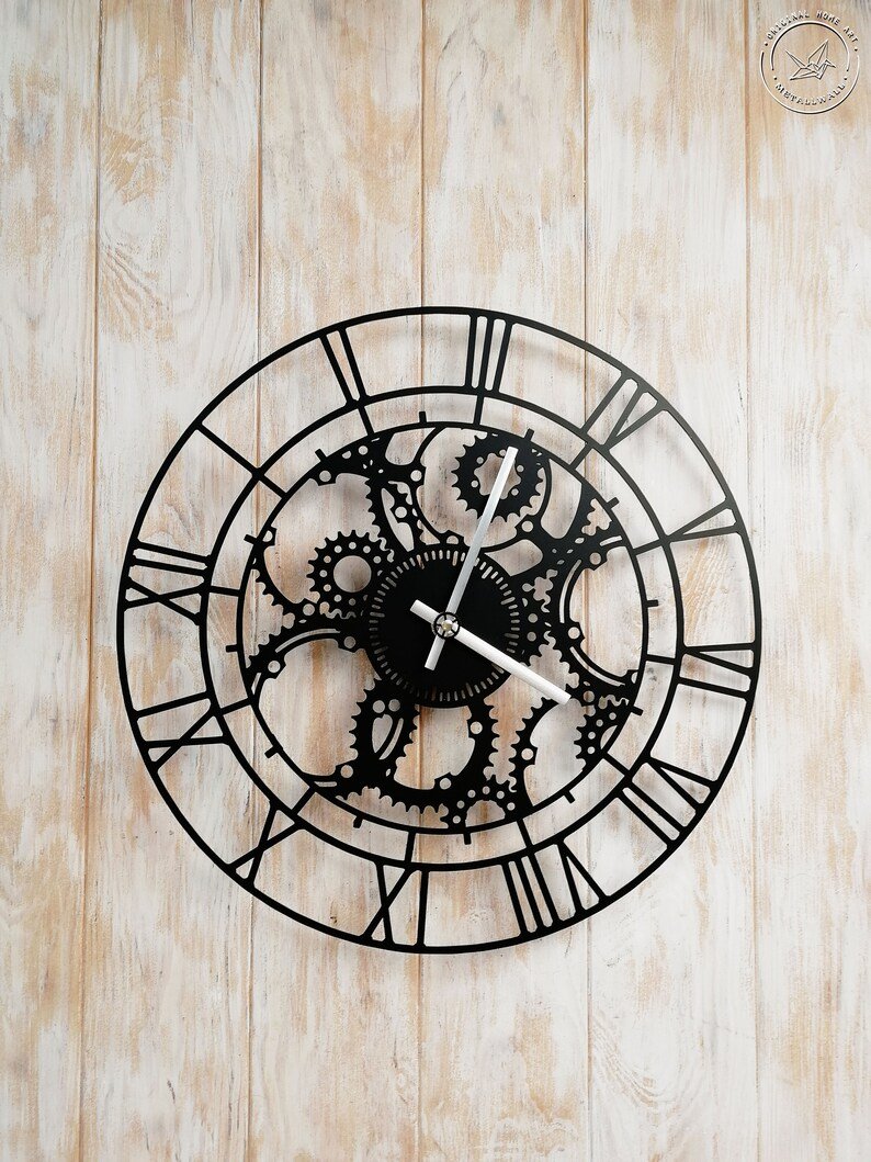 Часы из слэба карагача