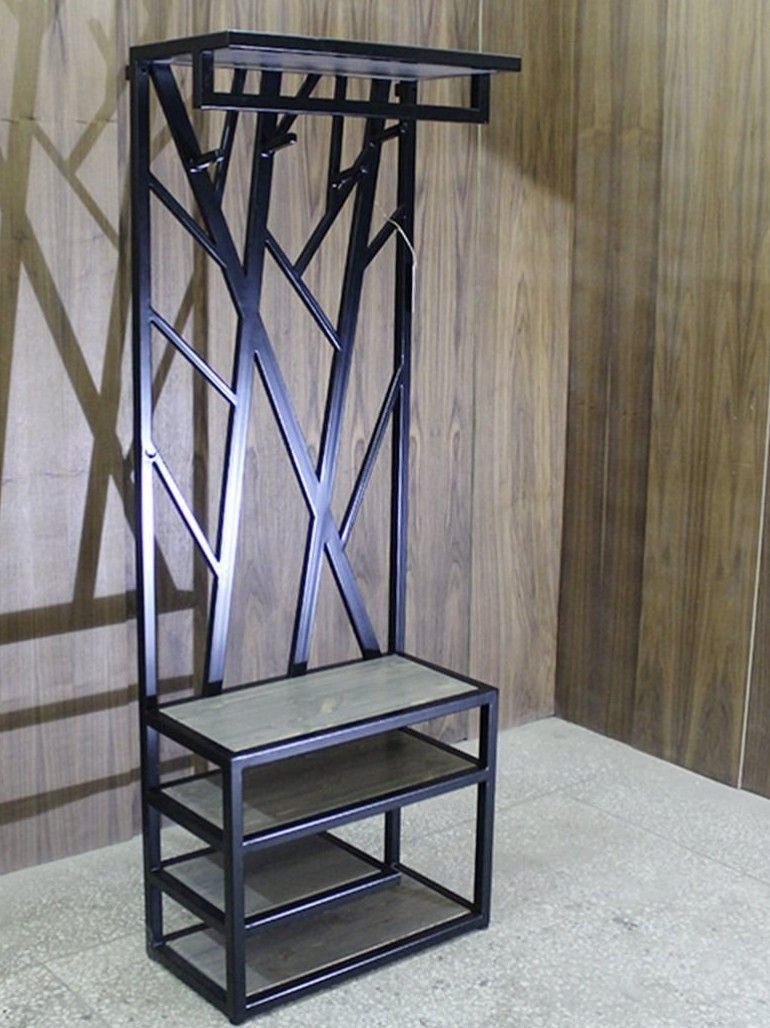 Обувница в прихожую лофт Индастриал