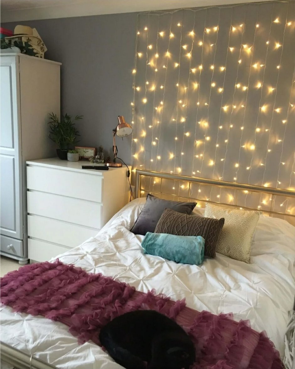 Гирлянда занавес микролампы