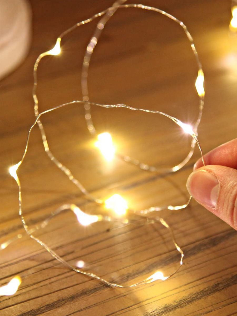 Гирлянда роса в интерьере