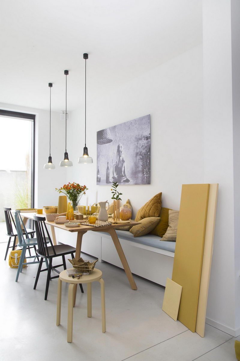 Охристые оттенки в интерьере