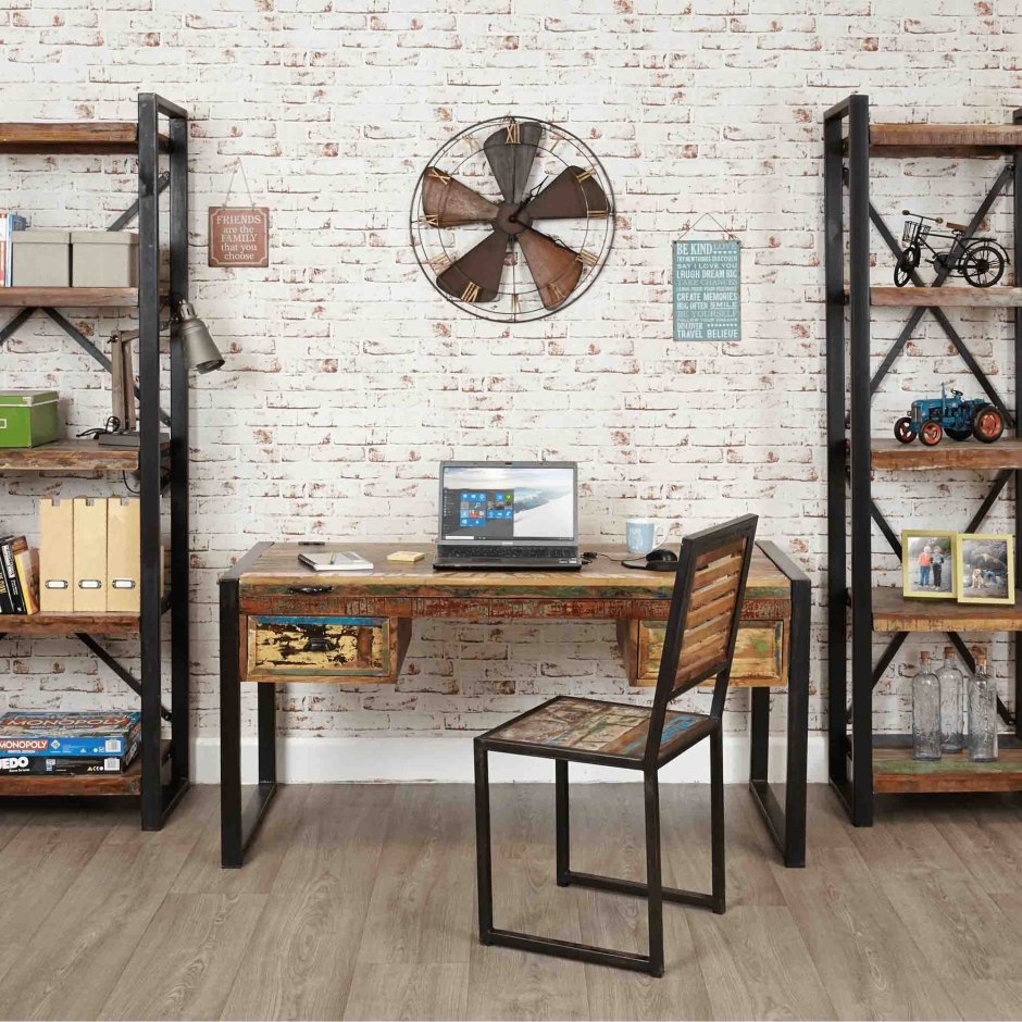 Этажерка лофт 1416х450х410мм сонома