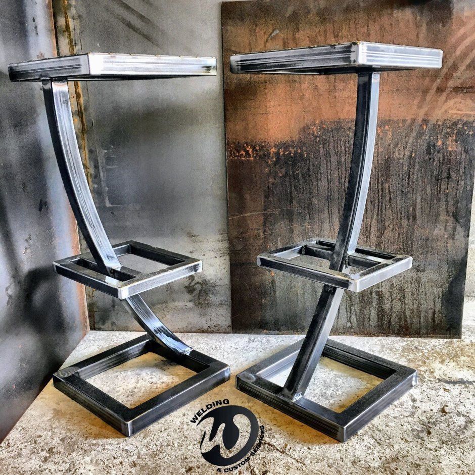 Стулья из металла в стиле лофт