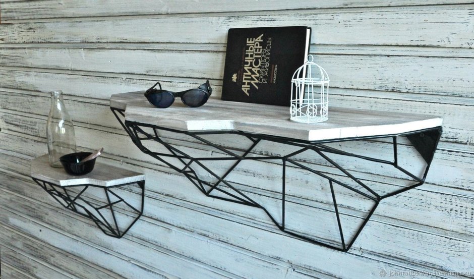 Дизайнерская мебель из металла и дерева