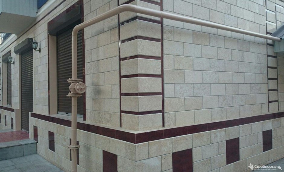 Дагестанский камень облицовка особняк