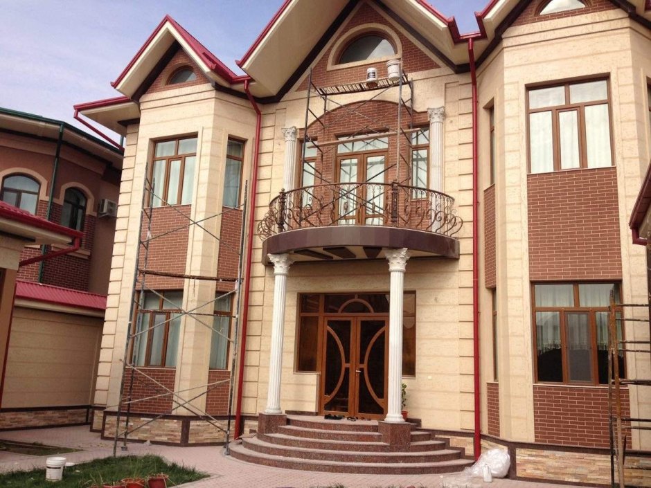 Травертин фасад