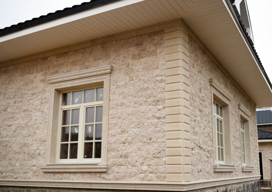 Термопанели травертин для фасада