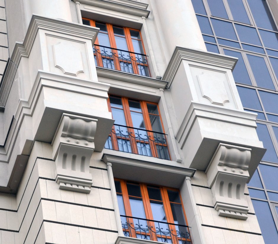 Стеклофибробетон вентфасад