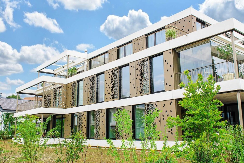 Перфорированные фасадные панели