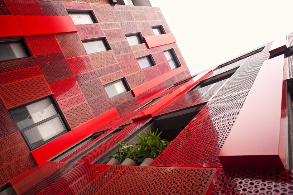 Перфорированные панели для фасада