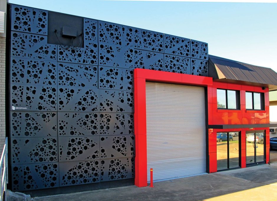 Перфорированные фасадные панели