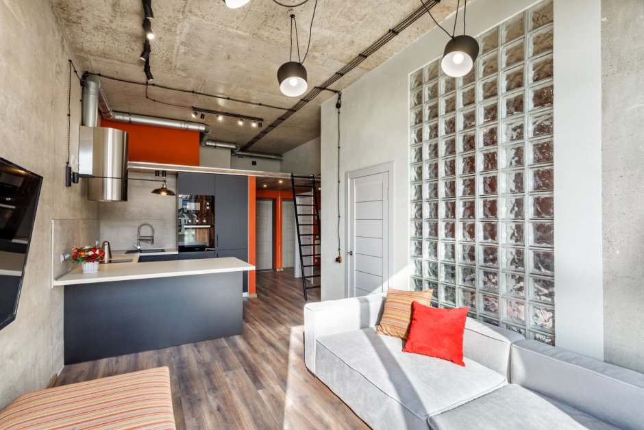 Открытая проводка в интерьере