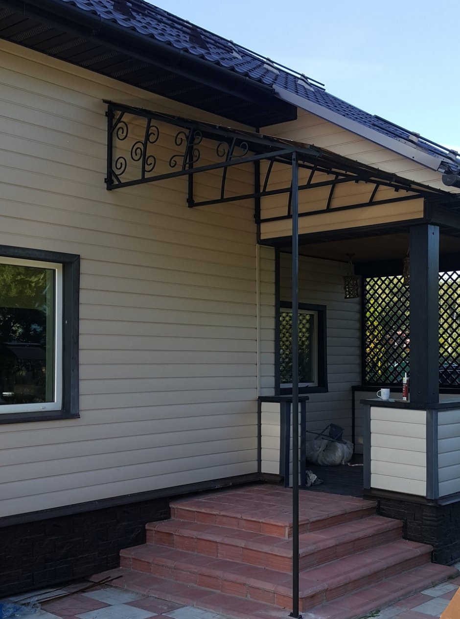 Крыльцо из поликарбоната