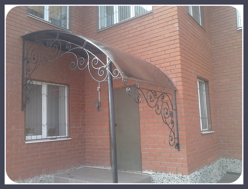 Кованые козырьки