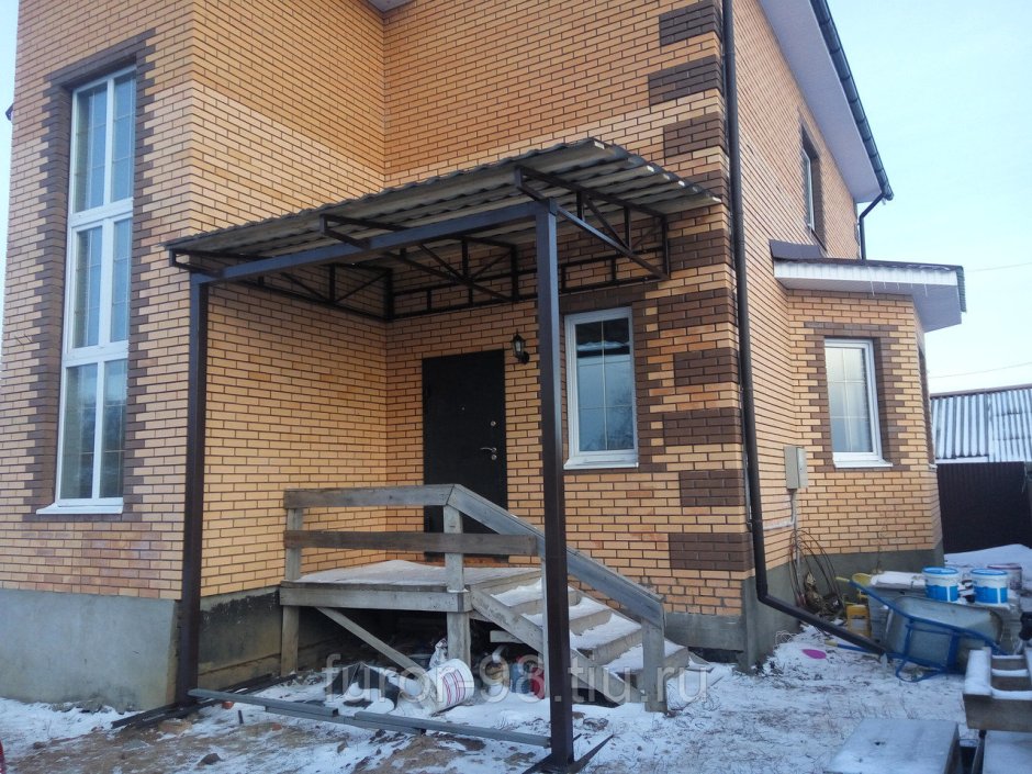 Красивые навесы над крыльцом