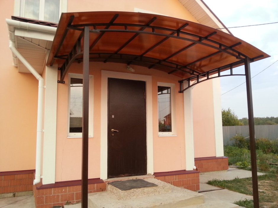 Красивые навесы над крыльцом